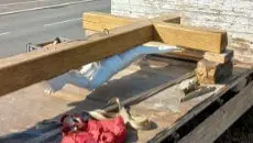 Calvaire arrivé sur un camion